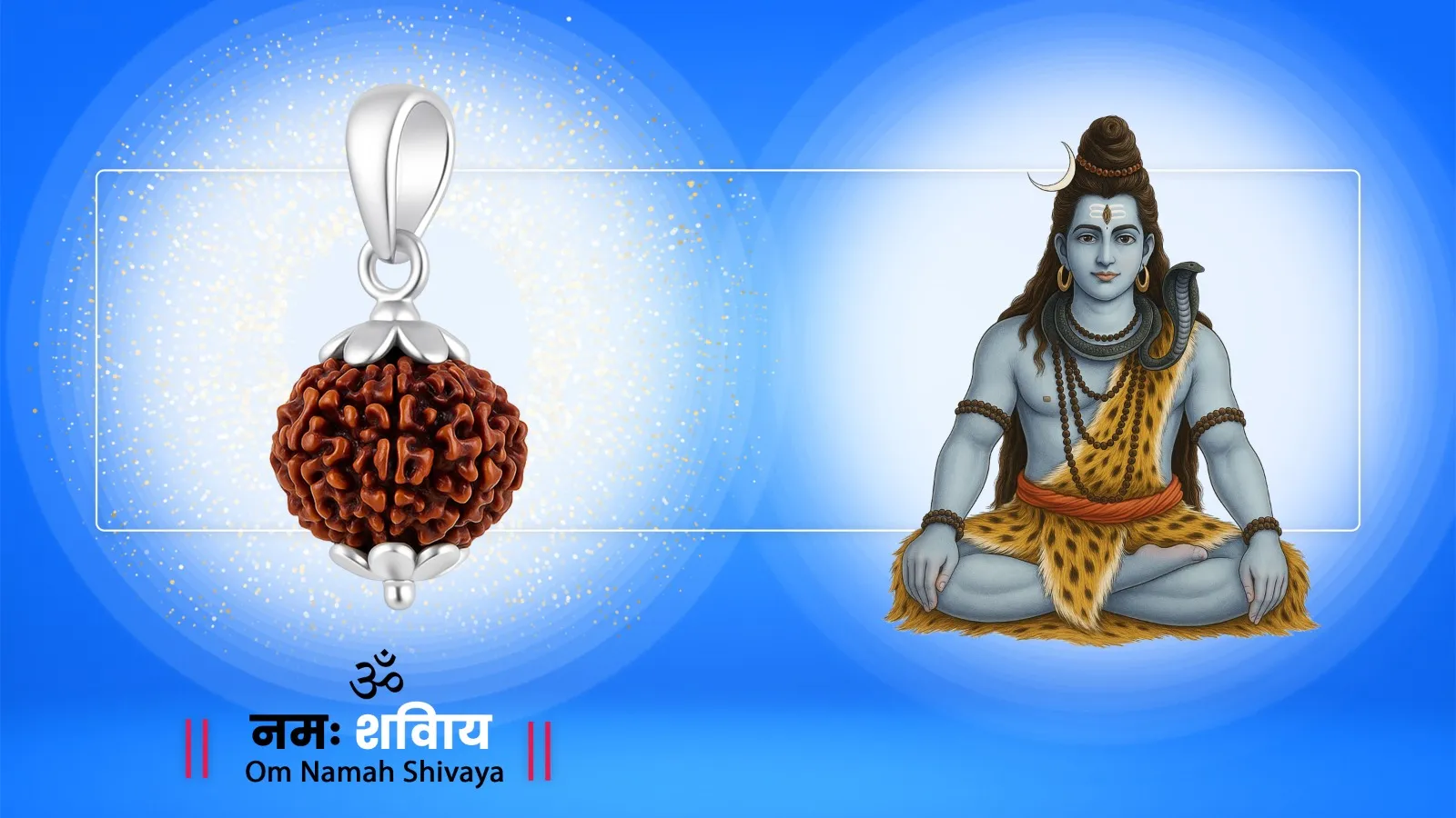 Abhimantrit 7 Mukhi Rudraksh with Silver Cap