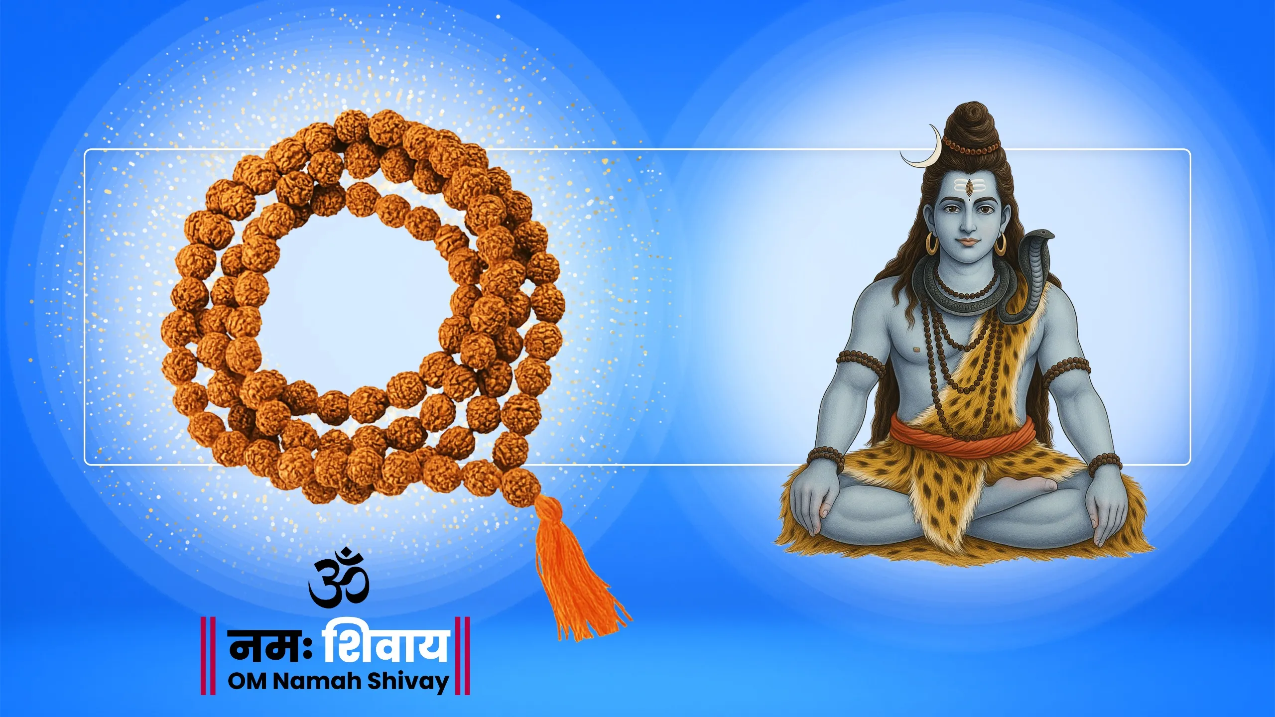 Abhimantrit Panchamukhi Rudraksh Mala